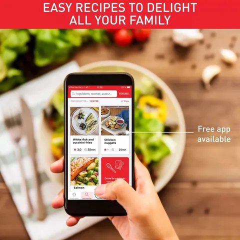 ایزی فرای و گریل XXL استیل + ظرف غذا